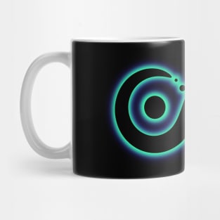 Solaris Moebius Grün / Blau (Logo klein) Mug